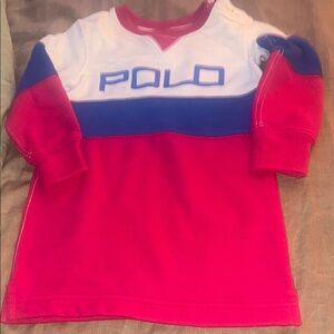 Polo by Ralph Lauren Red and Blue Sweatshirt